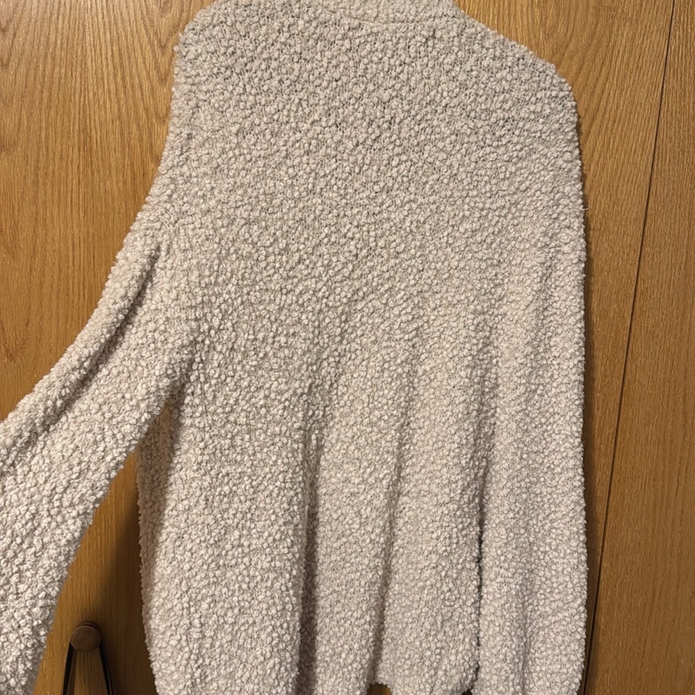 Rue21 cardigan - size small/medium, has an oversized fit. Tan/creme color - Picture 3 of 6